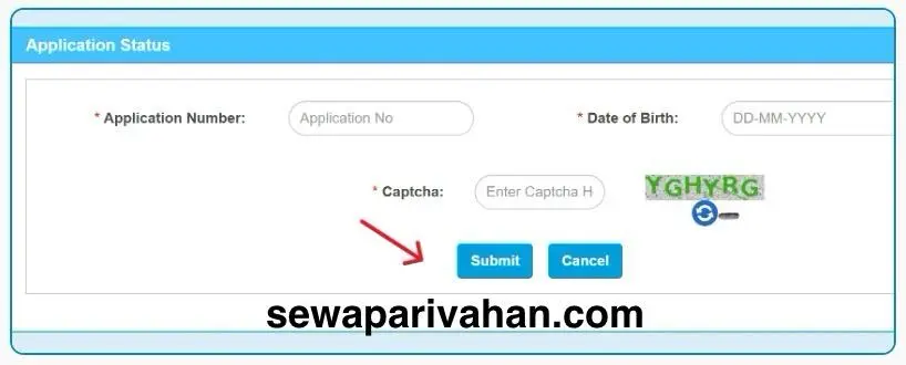 Parivahan Sewa 2025 7 driving license application status check portal